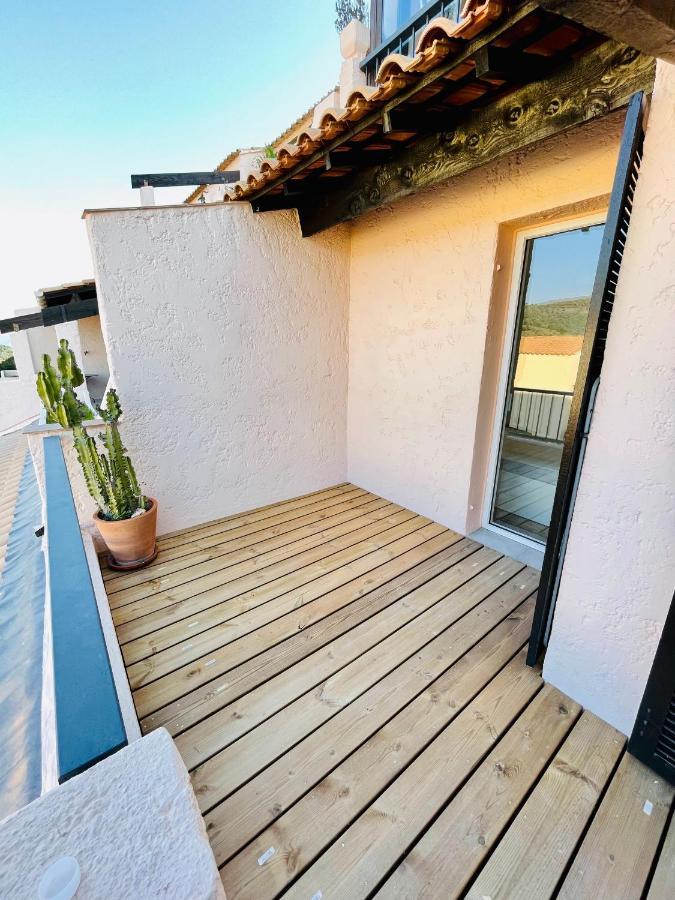 Superbe T2 Avec Vue Mer Et Piscine ลาครัว-วัลแมร์ ภายนอก รูปภาพ